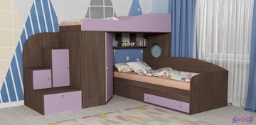 Детская кровать-шкаф Кадет-2, корпус Бодего, фасад Ирис в Краснодаре