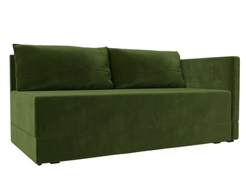 Диван-кровать Никас, Зеленый (Микровельвет) в Сочи