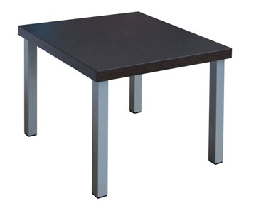 Столик квадратный Триада, венге/алюминий в Армавире