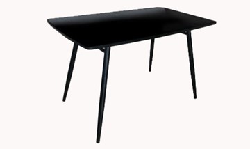 Стеклянный обеденный стол Брик, черный в Сочи