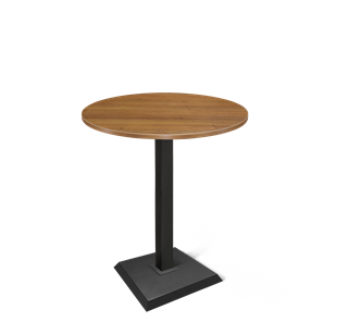 Мини-стол на кухню SHT-TU5-BS2/H110 / SHT-TT 80 ЛДСП (орех/черный) в Армавире