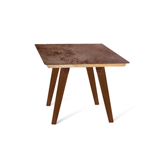 Керамический обеденный стол SHT-TU16 (4 шт.)/ТT8 60/60 (темный орех/прозрачный лак/коричневая сепия) в Армавире