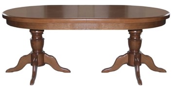 Деревянный стол на кухню 2,0(2,5)х1,1 на двух тумбах, (патина) в Краснодаре