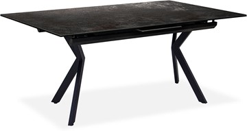 Кухонный стол раскладной Бордо 3CX 180х95 (Oxide Nero/Графит) в Армавире