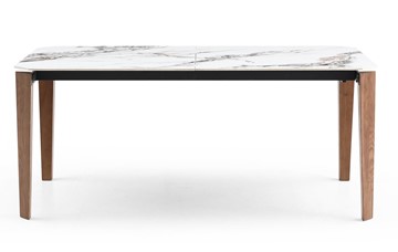 Керамический кухонный стол DT8843CW (180) белый мрамор  керамика в Краснодаре