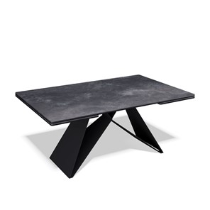 Керамический обеденный стол KB1400, черный/керамика черная в Армавире