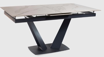 Кухонный раздвижной стол MSK Лорд столешница керамика + стекло в Сочи