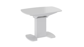 Стеклянный обеденный стол Портофино (СМ(ТД)-105.01.11(1)), цвет  Белый глянец/Стекло белое в Сочи