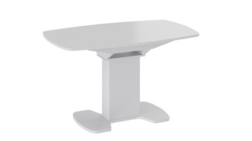 Стол из стекла Портофино (СМ(ТД)-105.02.11(1)), цвет Белый глянец/Стекло белое в Армавире