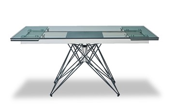 Обеденный раздвижной стол T-041 (140) прозрачный в Сочи