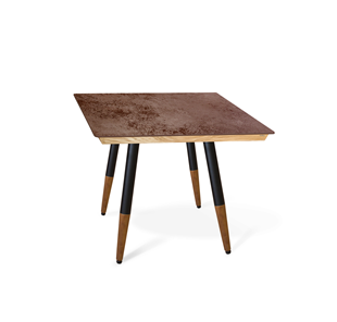 Керамический кухонный стол SHT-TU12 (4 шт.)/ТT8 60/60 (черный/темный орех/прозрачный лак/коричневая сепия) в Сочи