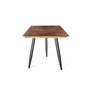 Керамический кухонный стол SHT-TU14 (3 шт.)/ТT8 60/60 (черный муар/прозрачный лак/коричневая сепия) в Сочи