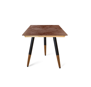 Керамический кухонный стол SHT-TU12 (3 шт.)/ТT8 60/60 (черный/темный орех/прозрачный лак/коричневая сепия) в Сочи
