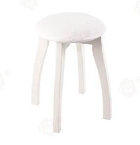 Кухонный стул Луго, аттика белый, каркас массив белый в Краснодаре