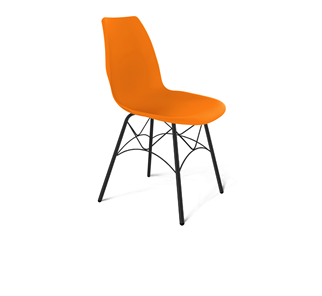 Кухонный стул SHT-ST29/S107 (оранжевый ral2003/черный муар) в Краснодаре