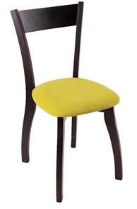 Обеденный стул Лугано каркас массив венге, велюр - мазерати олива в Сочи