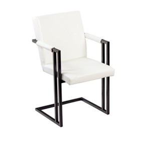 Обеденный стул Бруно, Черный/Аттика белый в Краснодаре