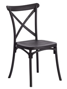 Обеденный стул CROSS (mod. PL24) 48х58х89 Black (черный) 05 арт.19693 в Новороссийске
