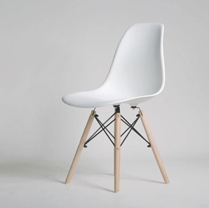 Обеденный стул derstuhl DSL 110 Wood (белый) в Краснодаре