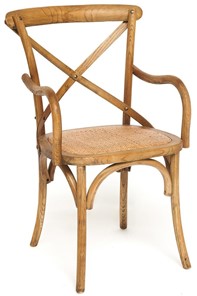 Обеденный стул с подлокотниками CROSS (mod.CB2008) 55х52х91 Груша (№3) арт.10982 в Новороссийске