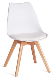 Обеденный стул TULIP (mod. 73-1) 47,5х55х80 белый арт.20220 в Новороссийске