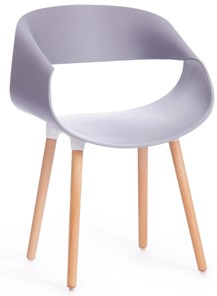 Обеденный стул QXX (mod. C1058) 54х56х78 серый 024 /натуральный арт.15194 в Новороссийске
