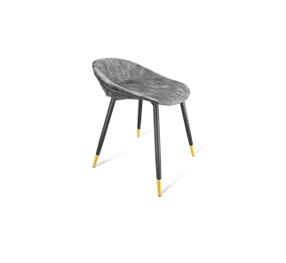 Обеденный стул SHT-ST19-SF1 / SHT-S95-1 (дымный/черный муар/золото) в Сочи