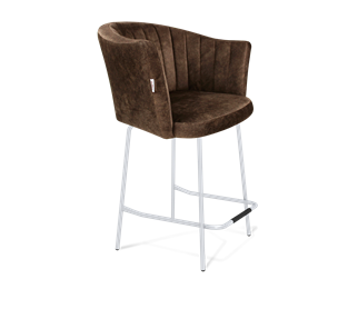 Полубарный стул SHT-ST42-1 / SHT-S29P-1 (кофейный трюфель/хром лак) в Армавире