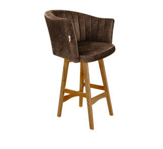 Полубарный стул SHT-ST42-1 / SHT-S65-1 (кофейный трюфель/светлый орех) в Армавире