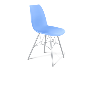 Кухонный стул SHT-ST29/S100 (голубой pan 278/хром лак) в Краснодаре
