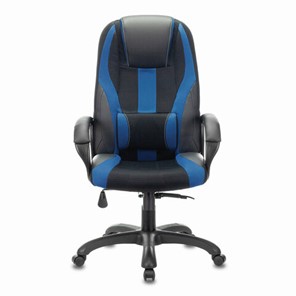 Компьютерное кресло Brabix Premium Rapid GM-102 (экокожа/ткань, черное/синее) 532106 в Армавире