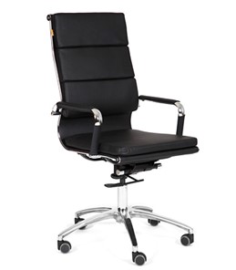 Офисное кресло CHAIRMAN 750 экокожа черная в Сочи