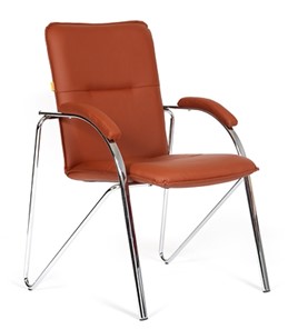 Кресло CHAIRMAN 850 Экокожа Terra 111 коричневая в Сочи