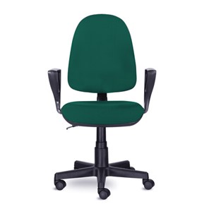 Офисное кресло Brabix Prestige Ergo MG-311 (регулируемая эргономичная спинка, ткань,черно-зеленое) 532421 в Краснодаре