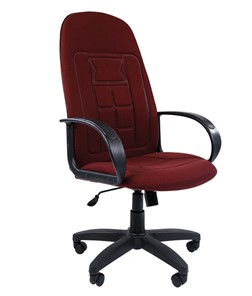 Компьютерное кресло CHAIRMAN 727 ткань ст., цвет бордо в Новороссийске