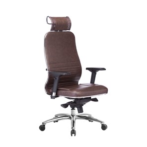 Кресло офисное Samurai KL-3.04, темно-коричневый в Краснодаре