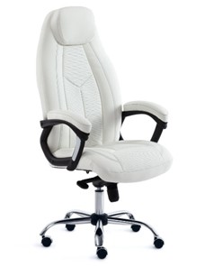Компьютерное кресло BOSS Lux, кож/зам, белый, арт.15307 в Сочи