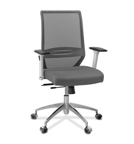 Кресло в офис Aero lux, сетка/ткань TW / серая/серая TW в Краснодаре