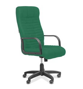 Кресло в офис Атлант, ткань TW / зеленая в Краснодаре