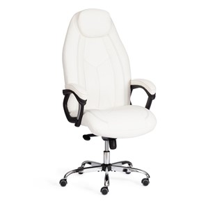 Компьютерное кресло BOSS Lux, кож/зам, белый, арт.21152 в Краснодаре