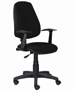 Офисное кресло Brabix Comfort MG-321, регулируемая эргономичная спинка, ткань, черное в Краснодаре
