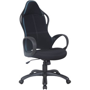 Офисное кресло Brabix Premium Force EX-516 (ткань, черное/вставки синие) 531572 в Краснодаре