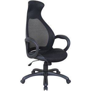 Компьютерное кресло Brabix Premium Genesis EX-517 (пластик черный, ткань/экокожа/сетка черная)   531574 в Краснодаре