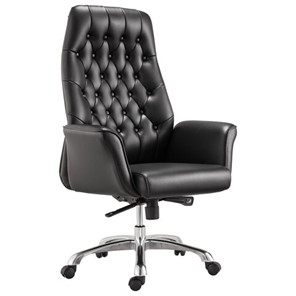 Кресло офисное BRABIX PREMIUM "Legacy EX-750", синхромеханизм, алюминий, экокожа, черное, 532492 в Краснодаре