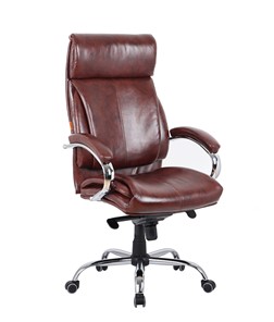 Офисное кресло CHAIRMAN 423 Экокожа коричневая в Сочи