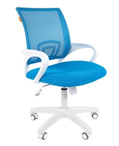 Кресло CHAIRMAN 696 white, tw12-tw04 голубой в Краснодаре