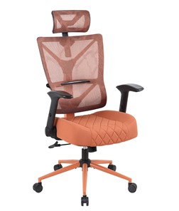 Кресло офисное CHAIRMAN CH566 сетчатый акрил оранжевый / полиэстер оранжевый в Сочи
