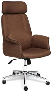 Кресло офисное CHARM ткань, коричневый/коричневый , F25/ЗМ7-147 арт.13340 в Краснодаре