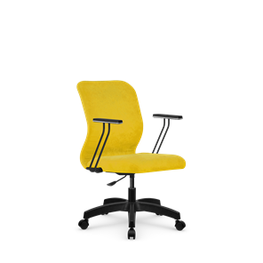 Офисное кресло SU-Mr-4/подл.110/осн.005 желтый в Краснодаре
