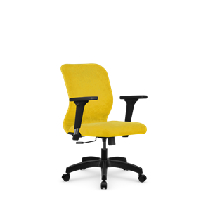 Офисное кресло SU-Mr-4/подл.200/осн.001 желтый в Краснодаре